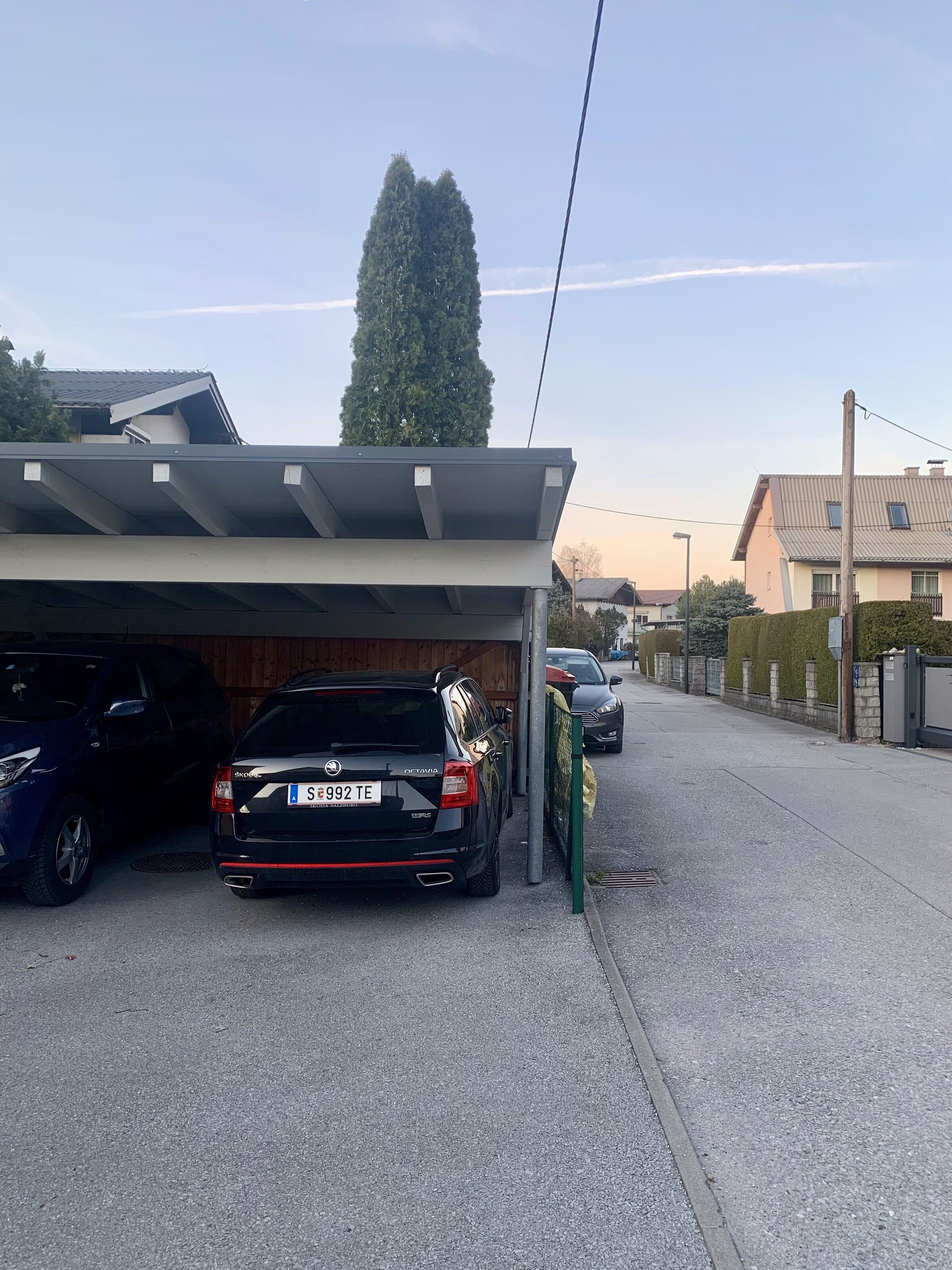 Private parking lot