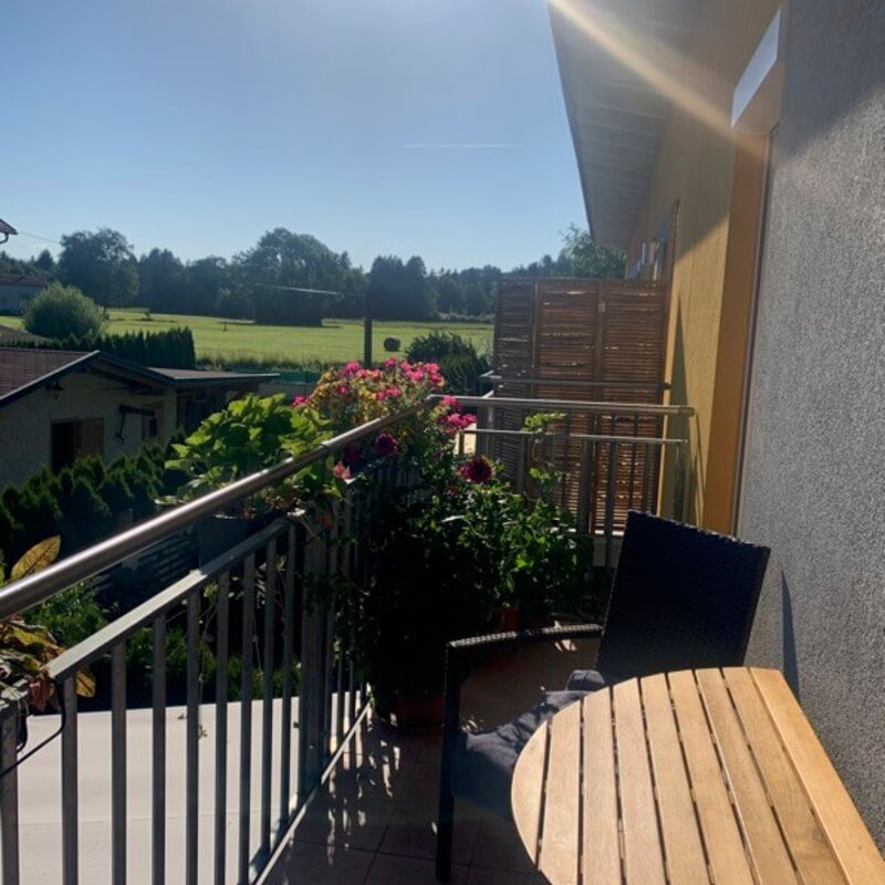 Ausblick Balkon