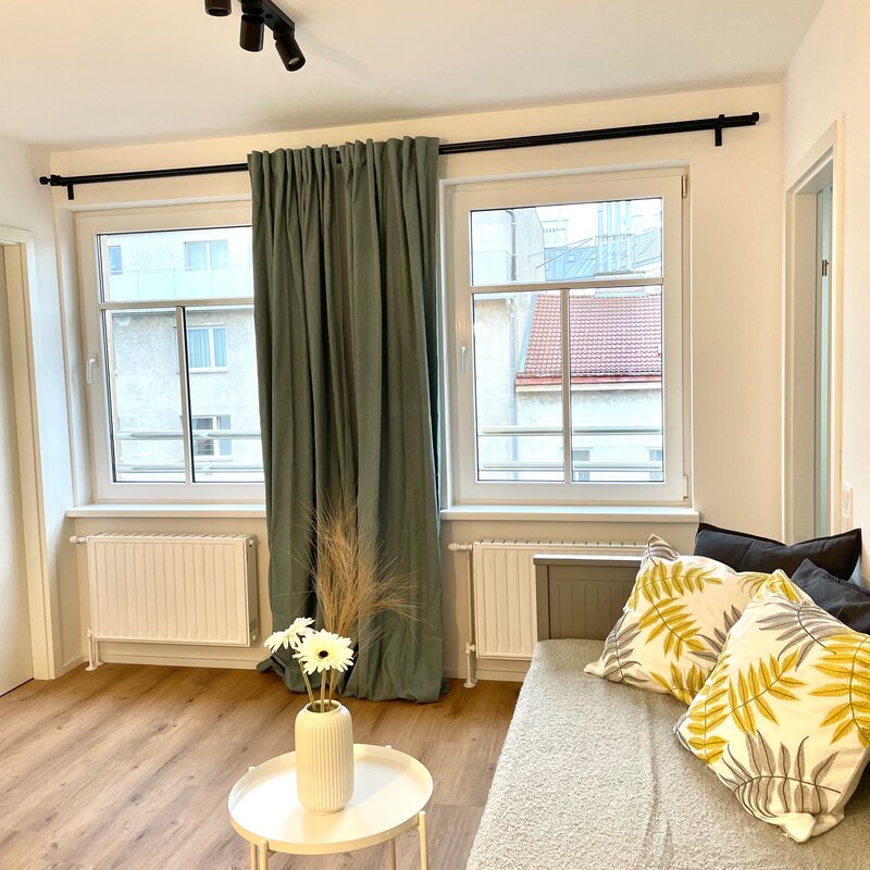 Living room with day bed (possibility as a double bed