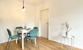 Living room with dining table 