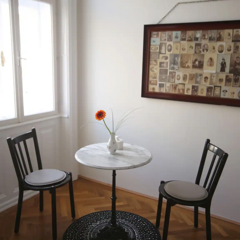 Coffeetable in bedroom