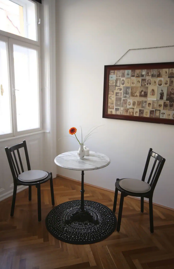 Coffeetable in bedroom