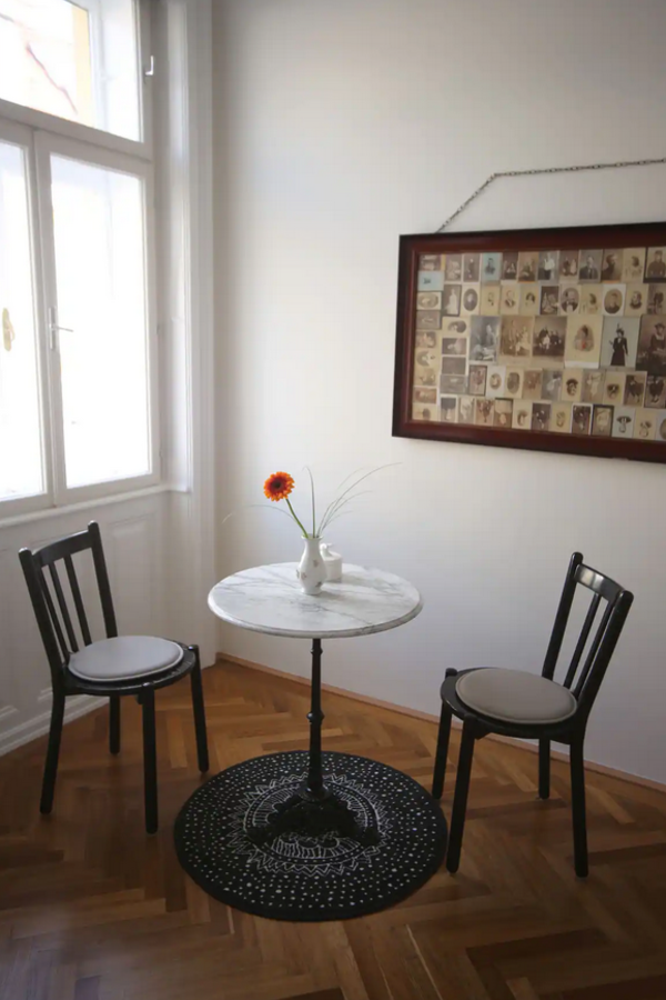 Coffeetable in bedroom