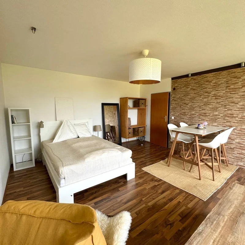 Wohn- und Schlafzimmer