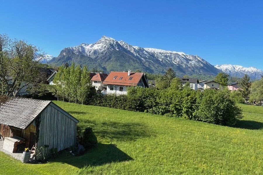 Grüne Wiese, Holzhütte & Alpenpanorama: 1-Zimmer Apartment zur Kurzzeitmiete & Wohnen auf Zeit 1–6 Monate in Salzburg