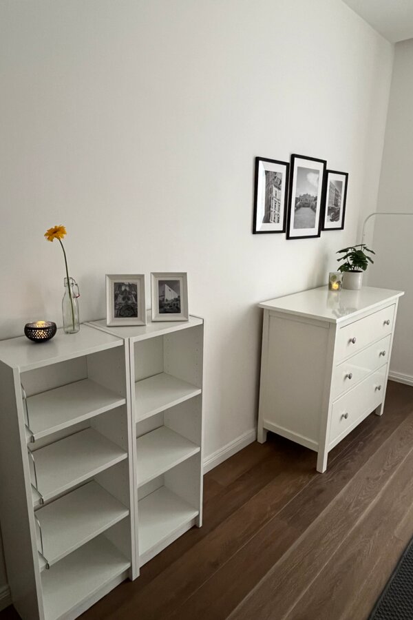 Bookshelf in the sleeping room