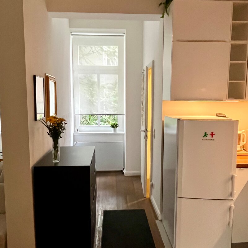 Short corridor to the entrance area