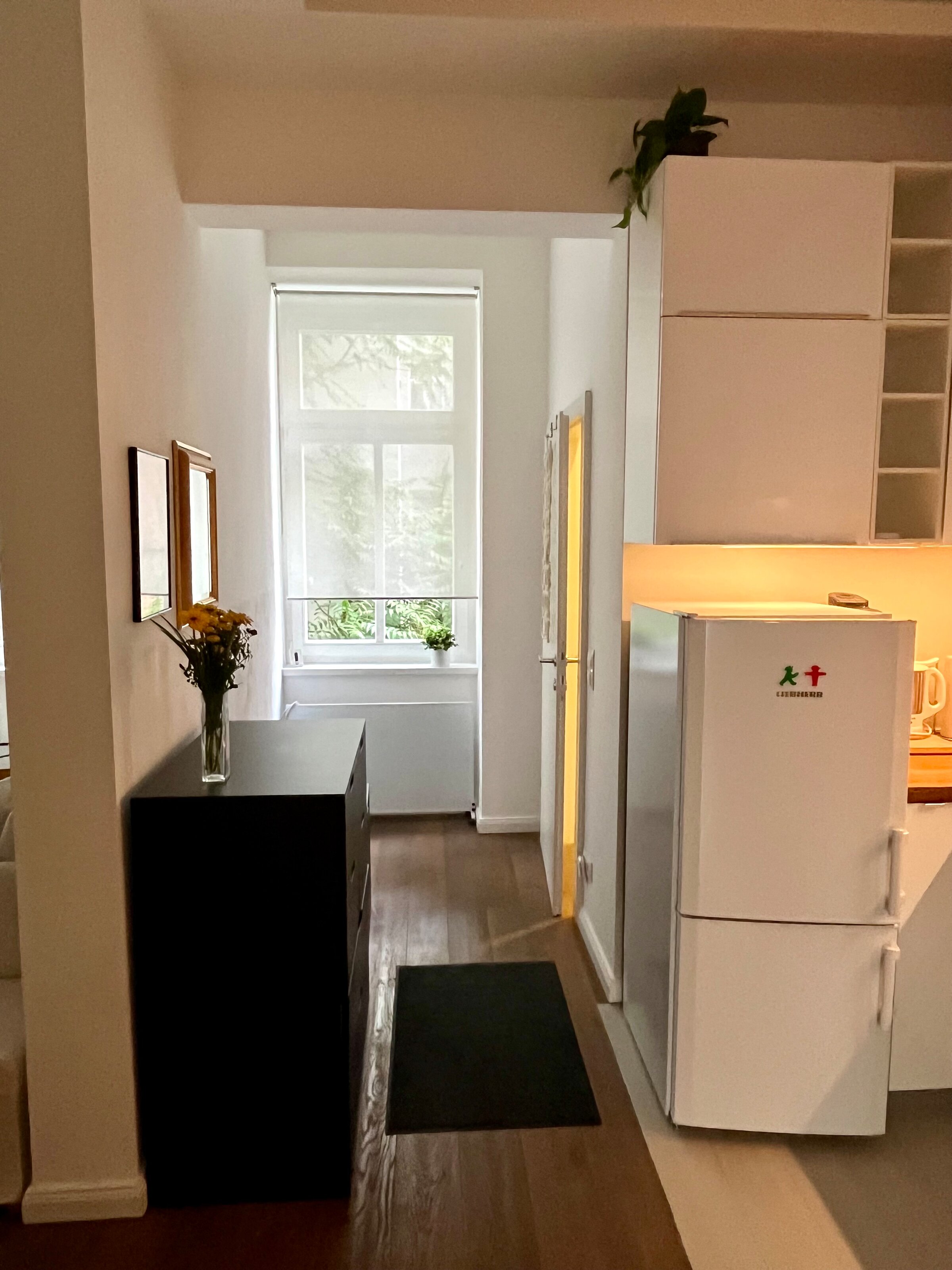 Short corridor to the entrance area