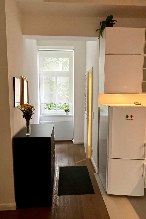 Short corridor to the entrance area