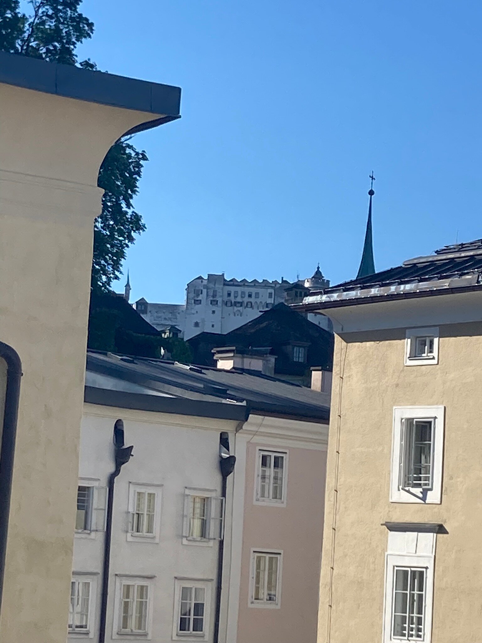 View of the “Hohen Salzburg” fortress