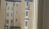 Blick vom Badezimmer