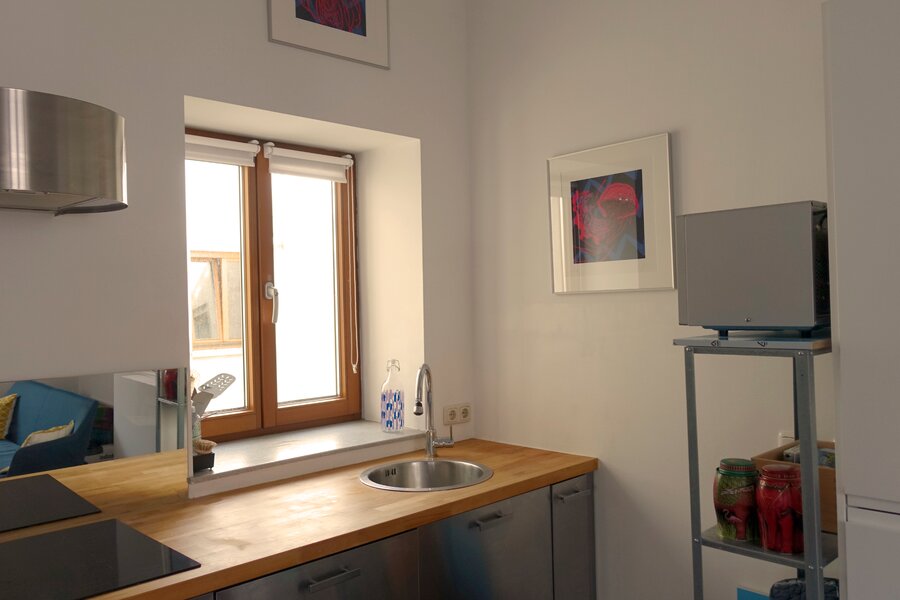 well equipped kitchen