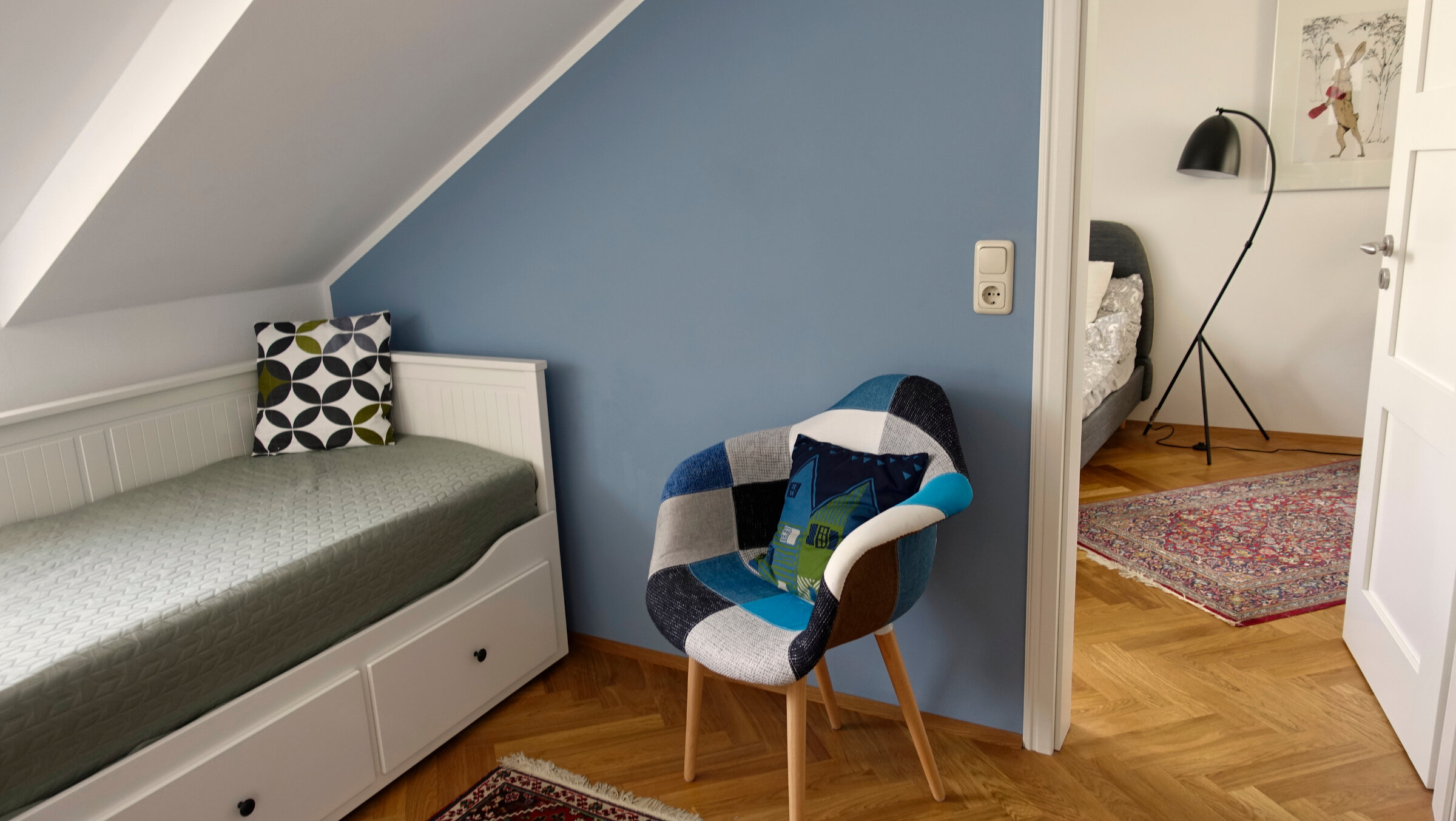 Ausziehbett bis auf 160 cm