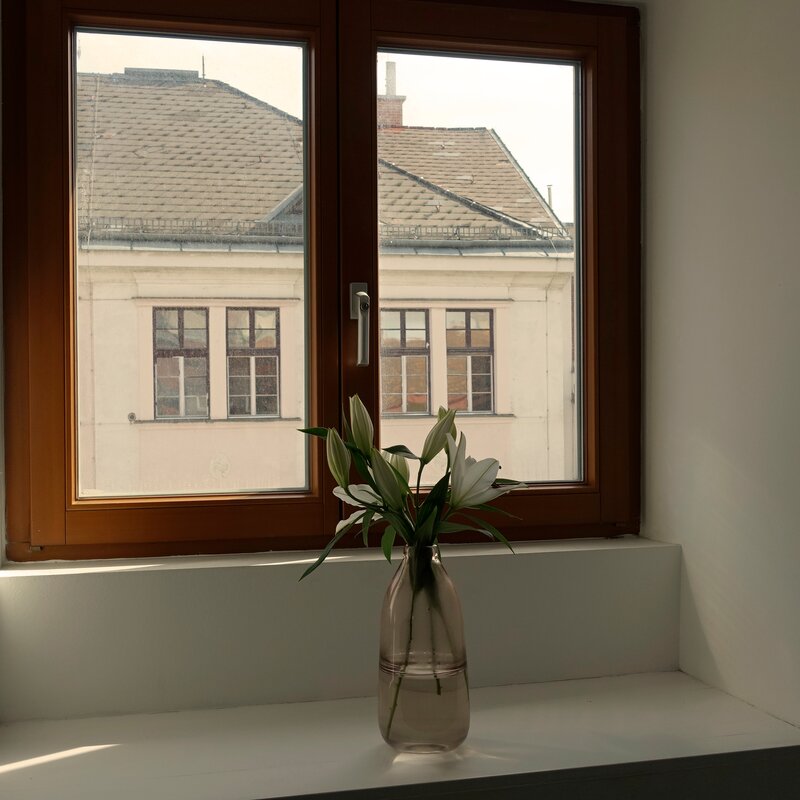 Blick aus  einem der Fenster 