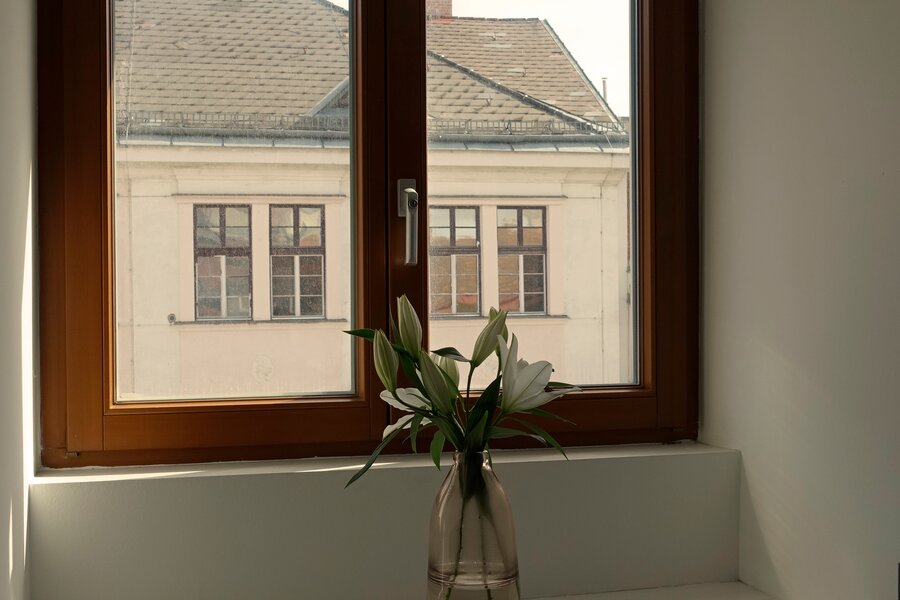 Blick aus  einem der Fenster 