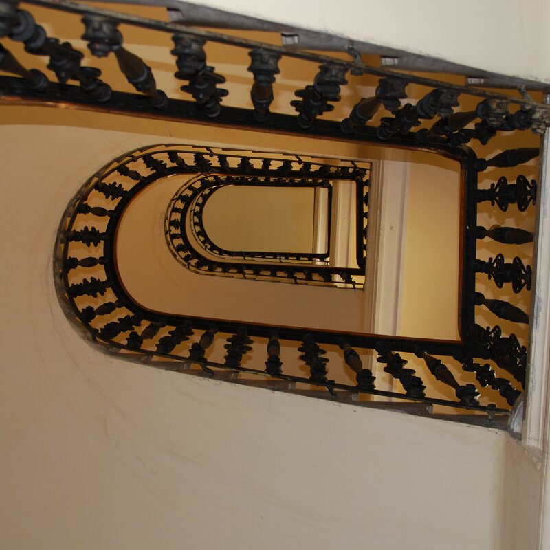 view  of staircase