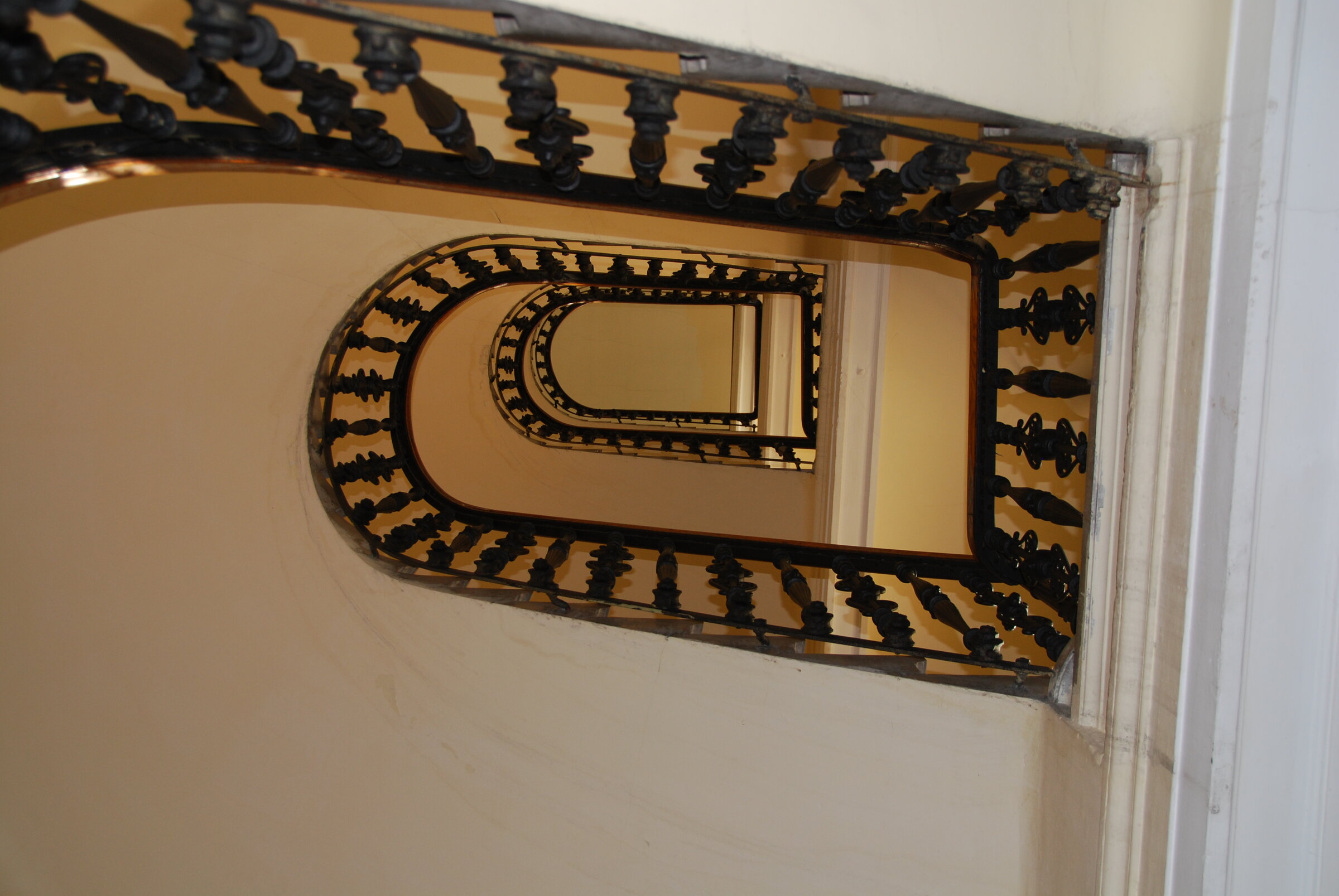 view  of staircase
