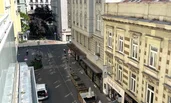 Blick vom Balkon