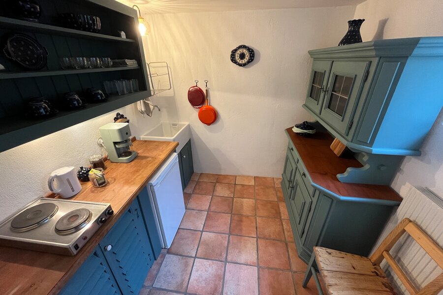 voll ausgestattete Küche