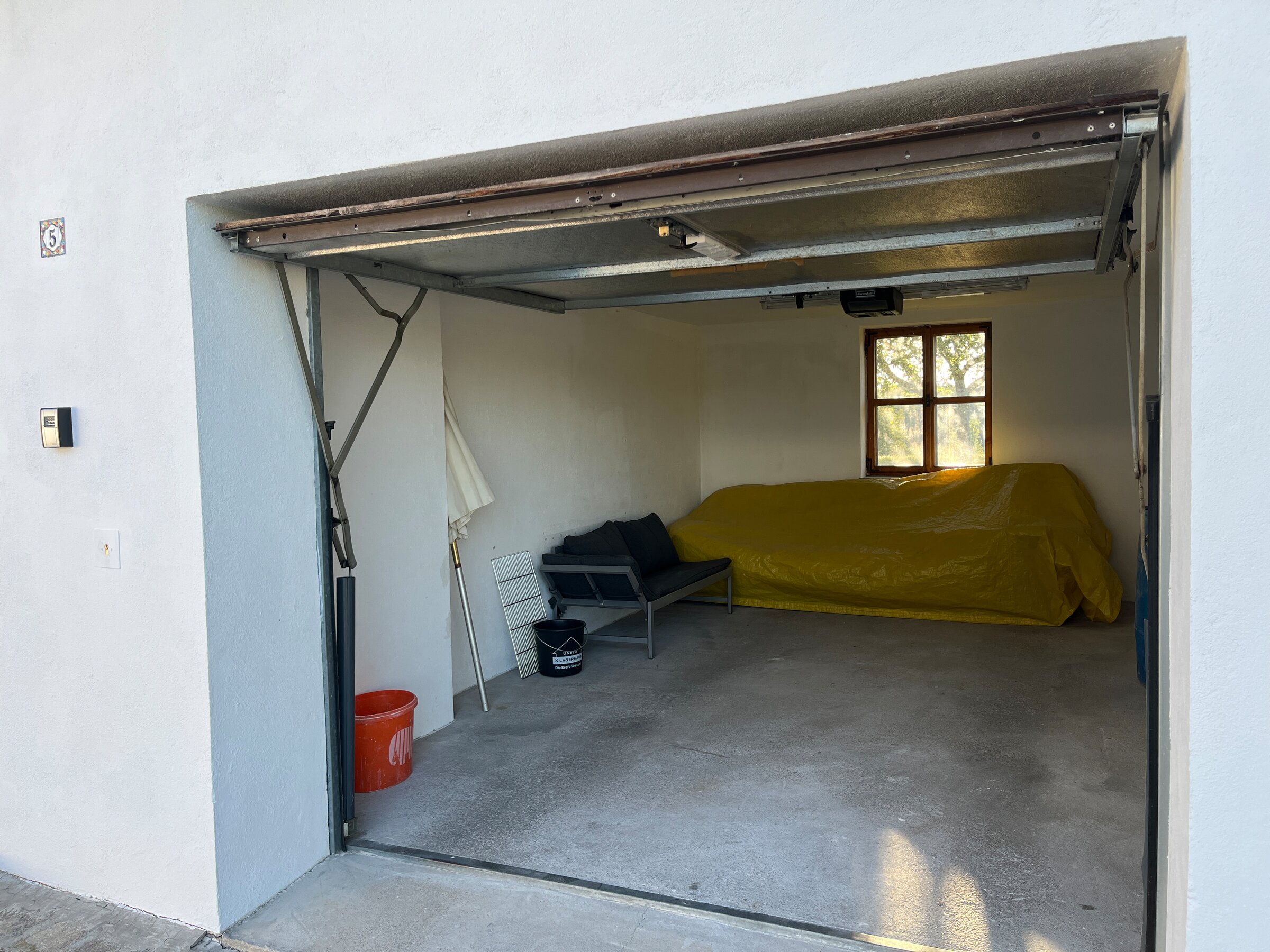 own garage