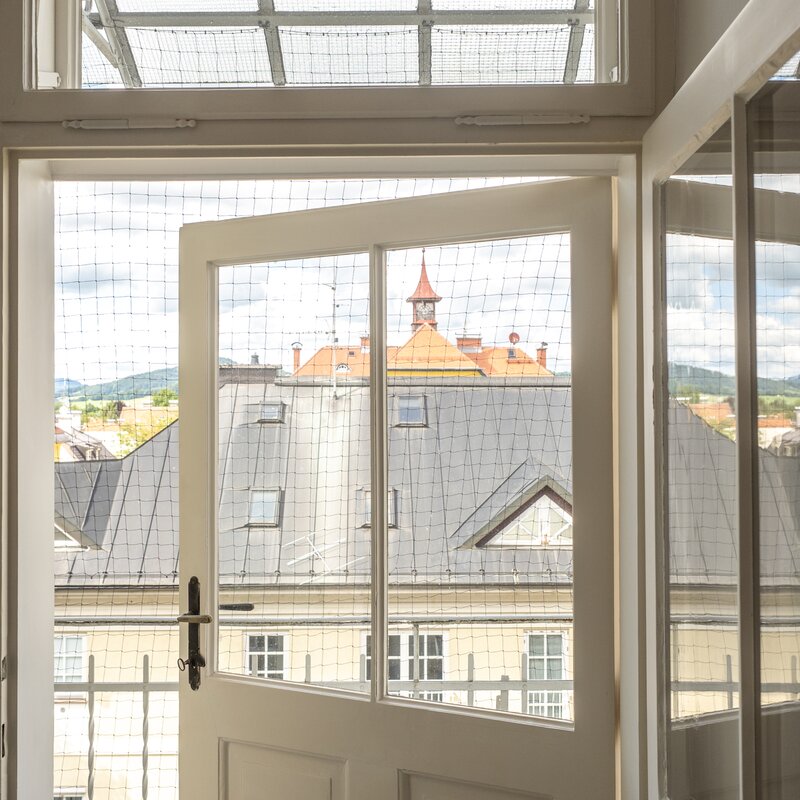 Ausgang auf den Balkon
