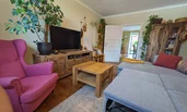 Wohnzimmer mit Schlafcouch