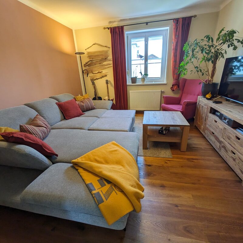 living room, TV, PS4, Internet Radio 