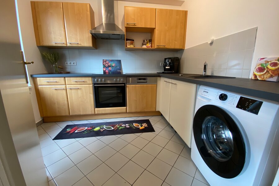 Eine voll ausgestattete Küche wartet auf Sie | © Naschmarkt Living 