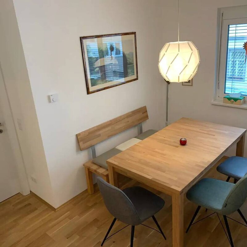 Esstisch, Heizung, Klimaanlage, Gläser, Besteck