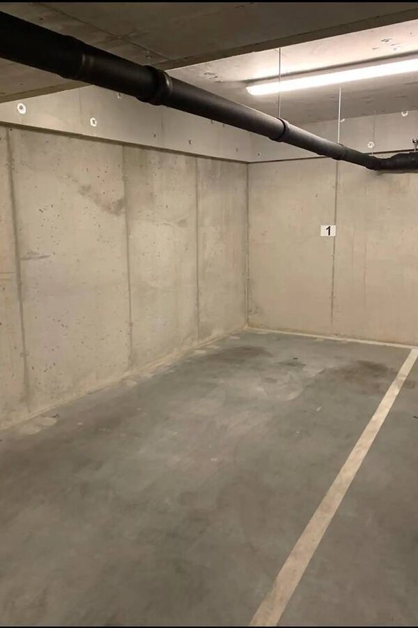 Sehr breite Abfahrt und genug Platz zum Ausfahren