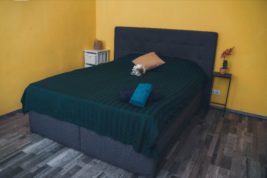 large bed