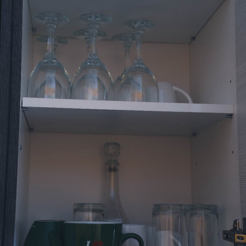 set of glasses