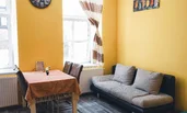 dining table and opening sofa