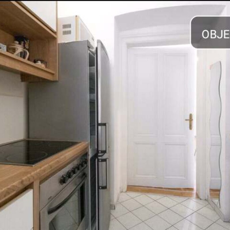 Complete kitchen, equipped with oven, large refrigerator, pots, glasses, etc. Washing machine.