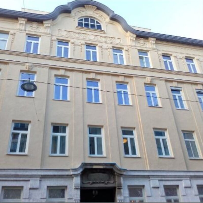 Streetfront of the building