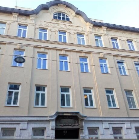 Streetfront of the building