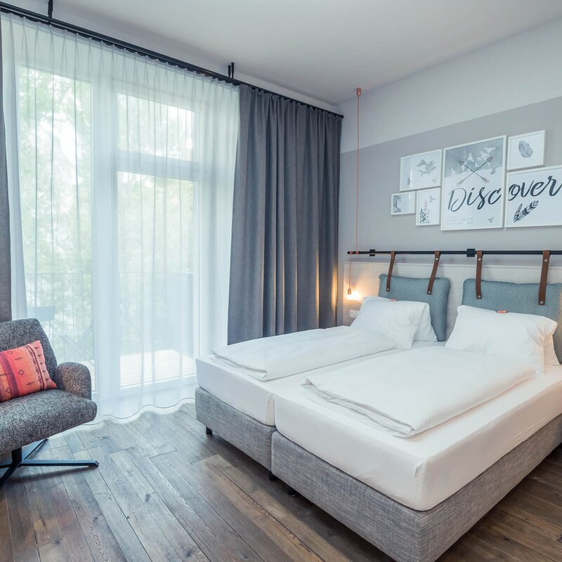 Bright 1-room apartment with hardwood floors & modern design – short-term rental Vienna, temporary housing 1 to 6 months | © Kolarik Invest