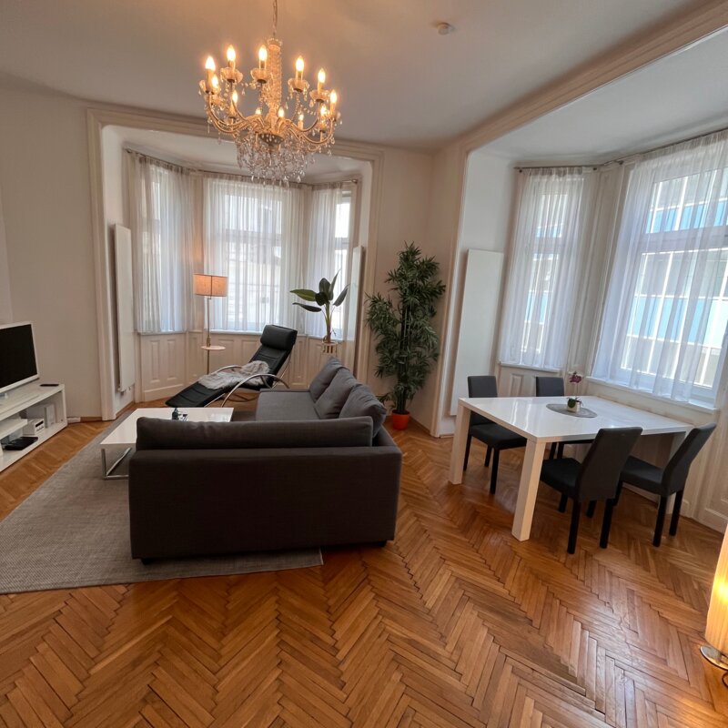 Living room with table