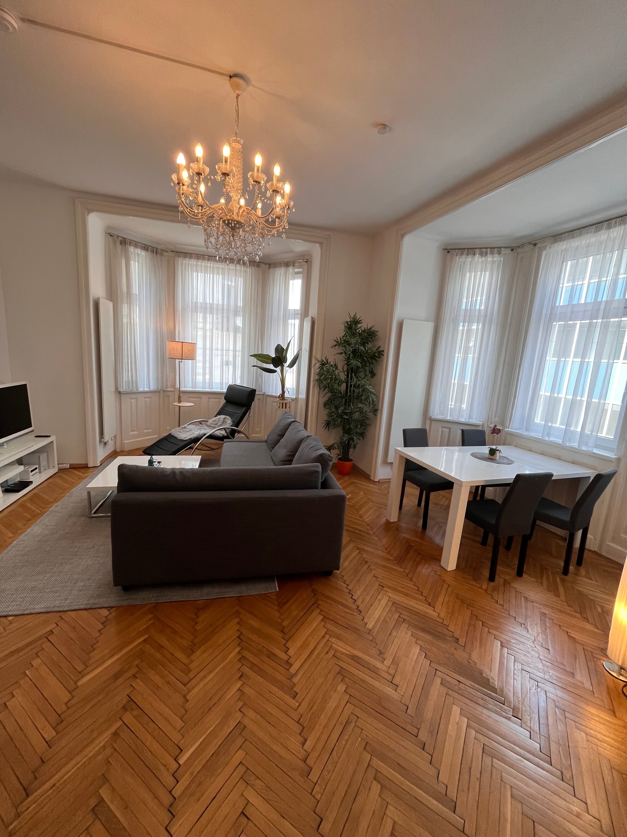 Living room with table