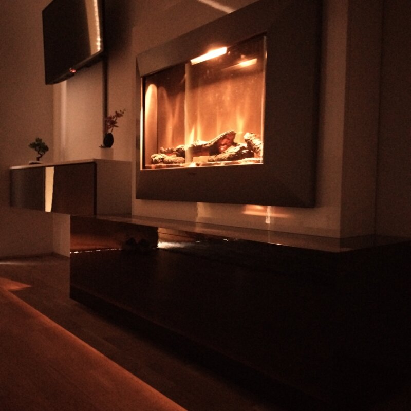 Kamin super für Atmosphäre 