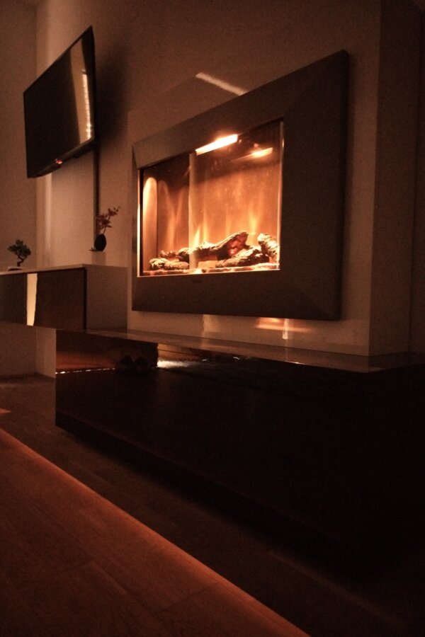 Kamin super für Atmosphäre 