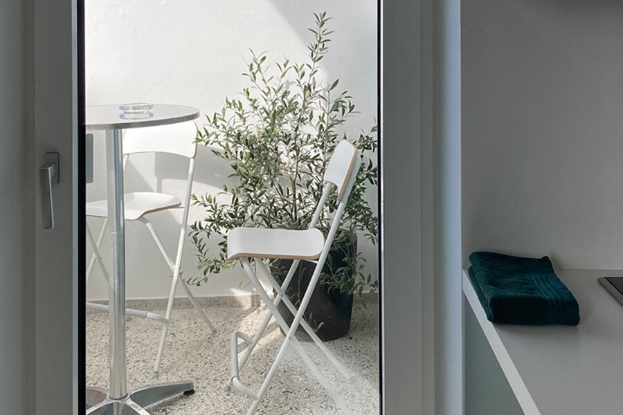 Loggia mit weiter Aussicht