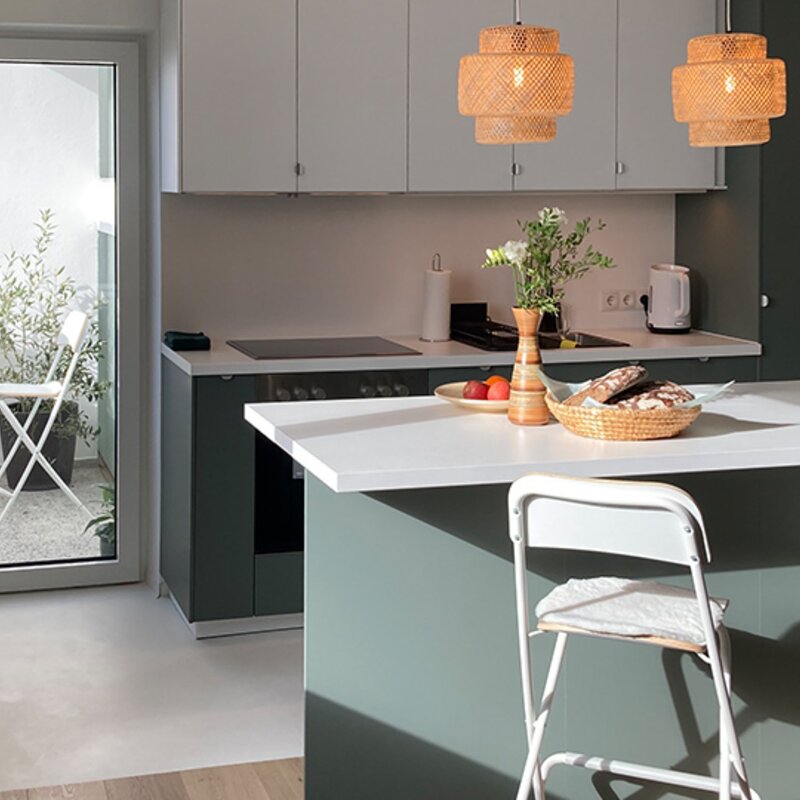 vom Arbeitsplatz hat man einen wunderbaren Überblick