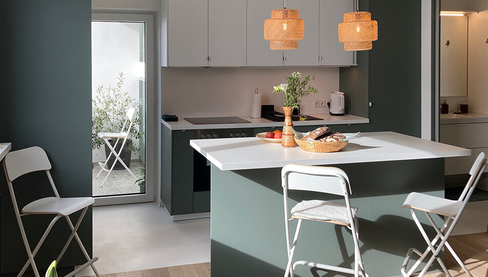 vom Arbeitsplatz hat man einen wunderbaren Überblick