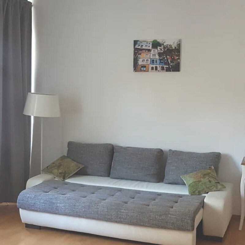 Wohnzimmer, ausziehbare Sofa 