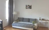 Wohnzimmer, ausziehbare Sofa 