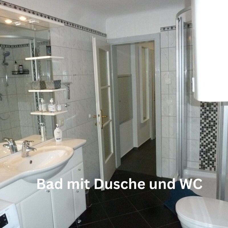 bathroom with shower and toilet