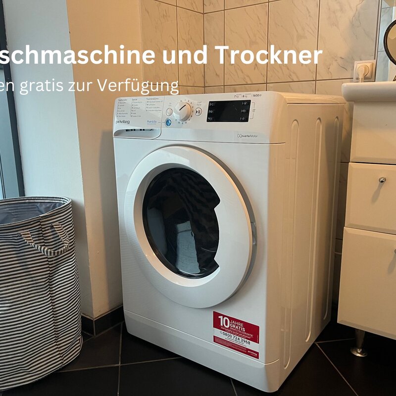 with washer and dryer