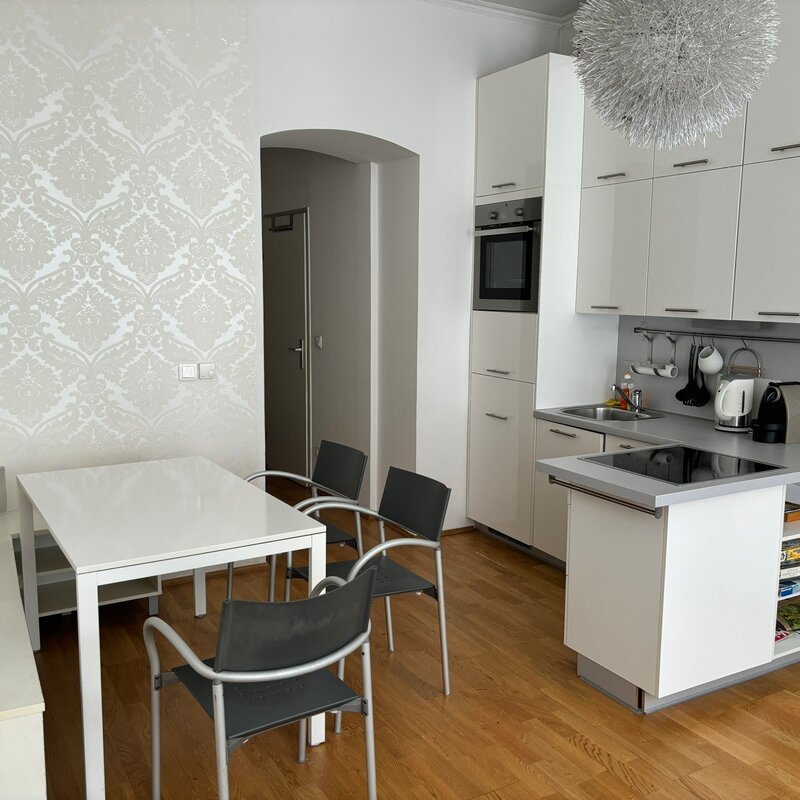 Kitchen and dining table