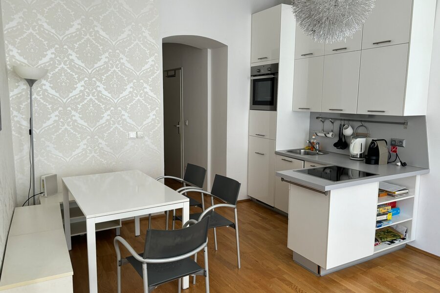 Kitchen and dining table